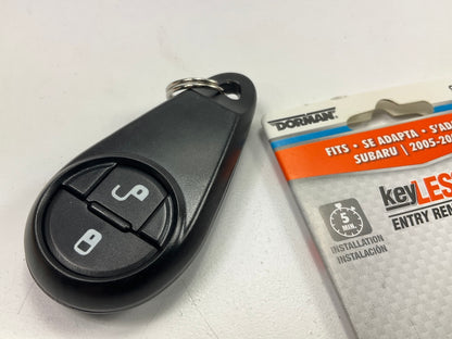 Dorman 99152 Keyless Entry Remote For 2005-2008 Subaru Forester, 2006-07 Impreza