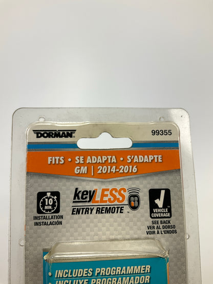 Dorman 99355 Keyless Entry Transmitter Key Fob