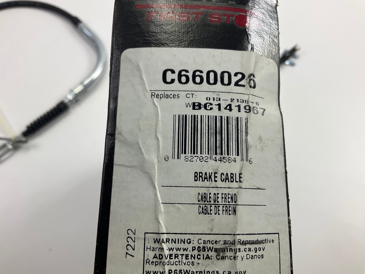 Dorman C660026 Rear Right Parking Brake Cable