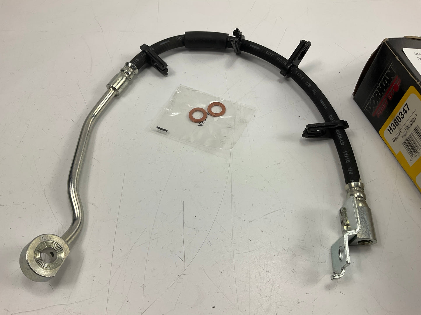 Dorman H380347 Front Left Brake Hose For 1993-1995 Jeep Wrangler