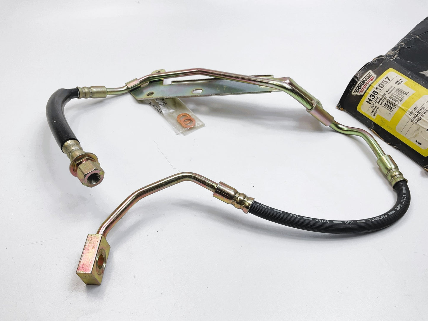 Dorman H381057 Front Left Drivers Side Brake Hose