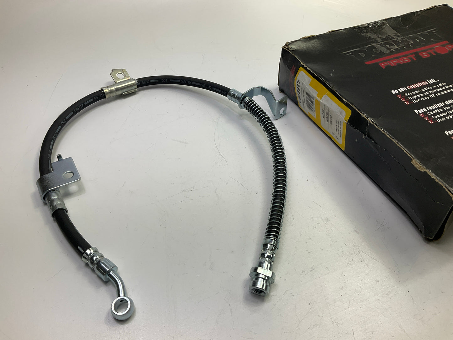 MISSING WASHERS Dorman H620947 Front Right Brake Hose For 2004-2006 Kia Amanti