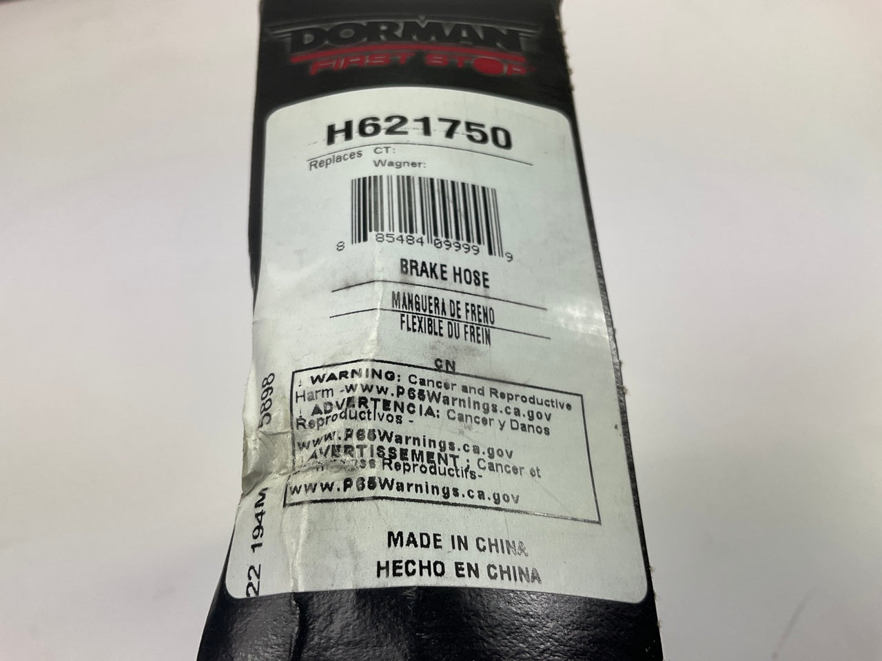 Dorman H621750 Front Left Brake Hose For 2011-2017 Jeep Wrangler