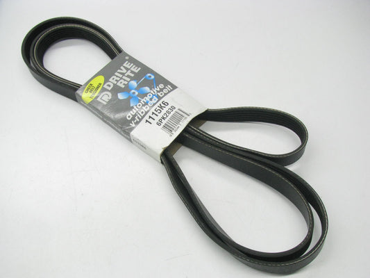 Drive-rite 1115K6 Serpentine Belt - 0.84'' X 112.00'' - 6 Ribs