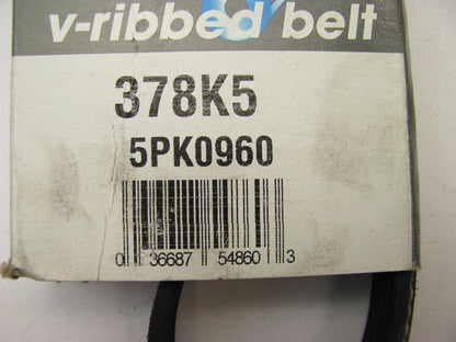 Drive-rite 378K5 Serpentine Belt For 1991-1995 Acura Legend 1996-1998 TL 3.2L-V6