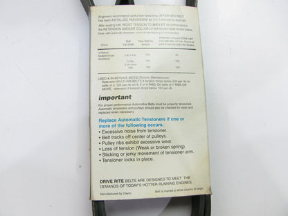 Drive-rite 455K6 Serpentine Belt