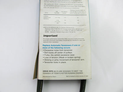 Drive-rite 5030250DR Serpentine Belt
