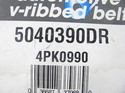 Drive-rite 5040390DR Serpentine Belt - 0.56'' X 39.50'' - 4 Ribs
