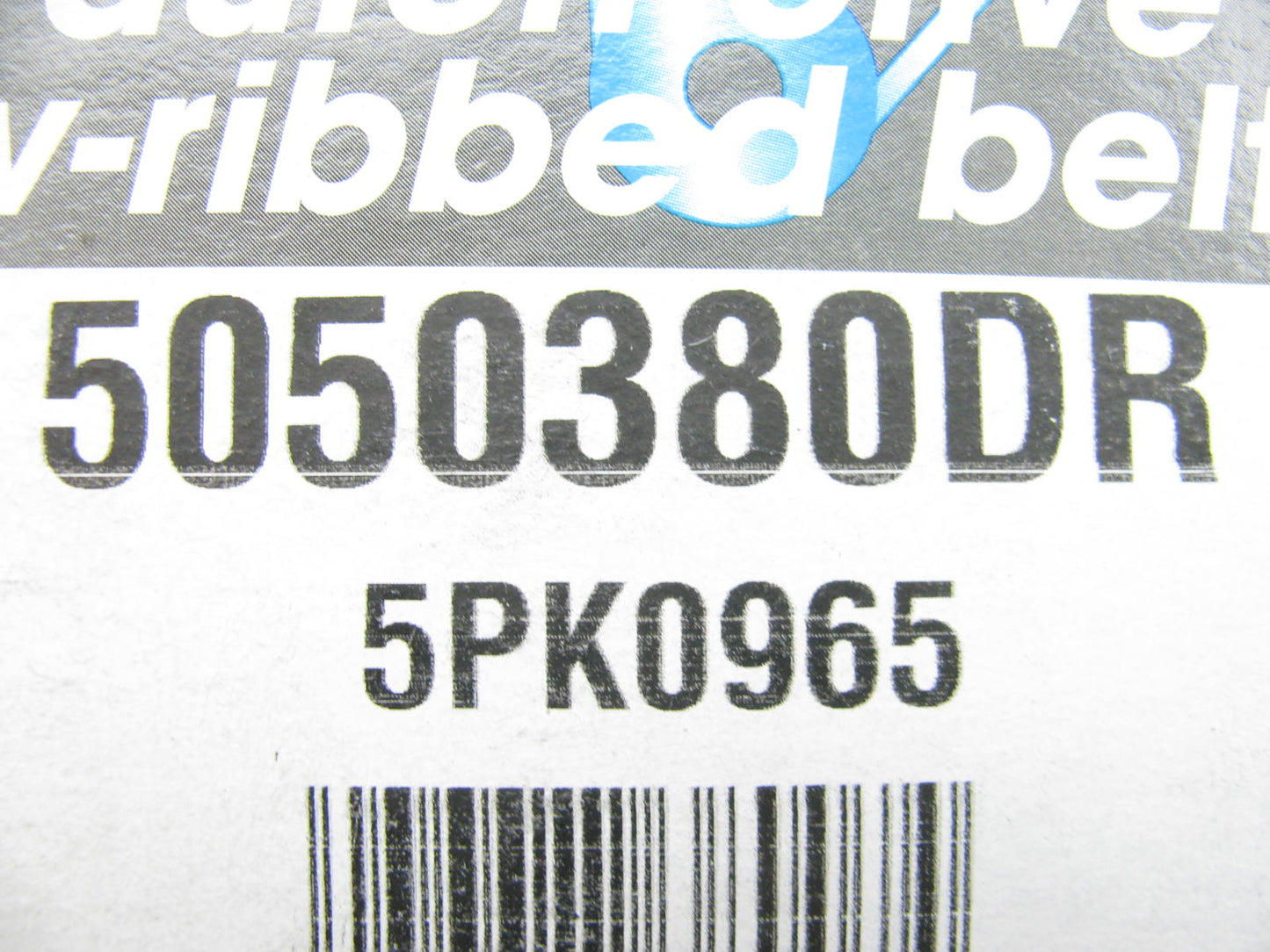 Drive-rite 5050380DR Serpentine Belt - 0.69'' X 68.50'' - 5 Ribs