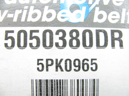 Drive-rite 5050380DR Serpentine Belt - 0.69'' X 68.50'' - 5 Ribs