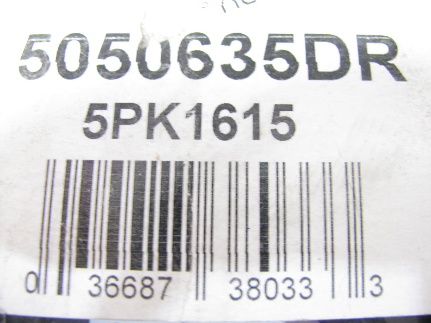 Drive-rite 5050635DR Serpentine Belt