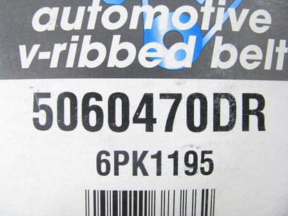 Drive-rite 5060470DR Serpentine Belt - 0.84'' X 47.50'' - 6 Ribs