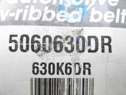 Drive-rite 5060630DR Serpentine Belt - 0.84'' X 63.50'' - 6 Ribs
