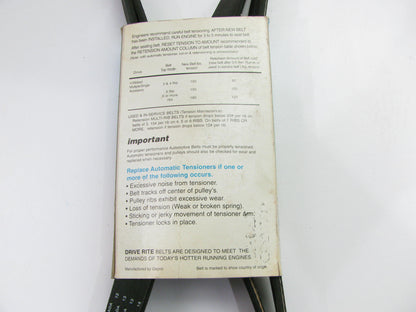 Drive-rite 5060720DR Serpentine Belt