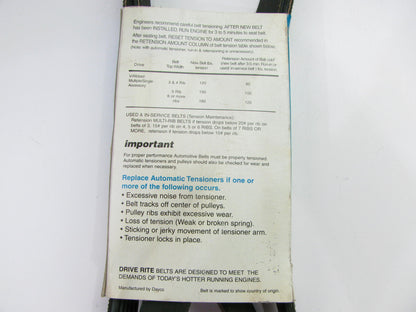 Drive-rite 5060735DR Serpentine Belt