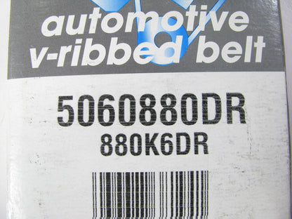 Drive-rite 5060880DR Serpentine Belt - 0.84'' X 88.30'' - 6 Ribs