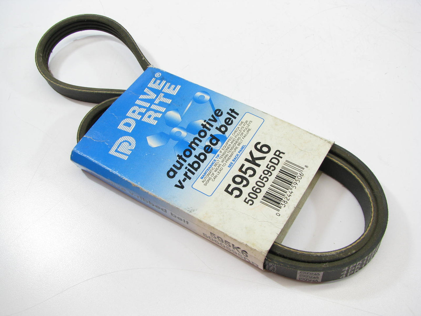 Drive-rite 595K6 Serpentine Belt - 0.84'' X 60.00'' - 6 Ribs
