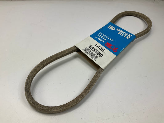 Drive-rite L436 Lawn & Garden Power Equipment Accessory Drive Belt, 1/2'' X 36''