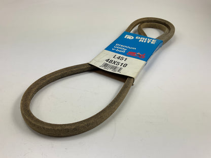 Drive-rite L451 Lawn & Garden Power Equipment Accessory Drive Belt, 1/2'' X 51''