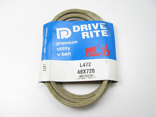 Drive-rite L472 Power Equipment Accessory Drive Belt - 1/2'' X 72''