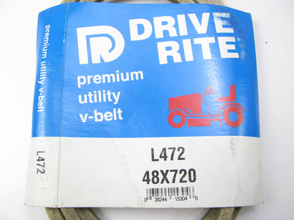 Drive-rite L472 Power Equipment Accessory Drive Belt - 1/2'' X 72''