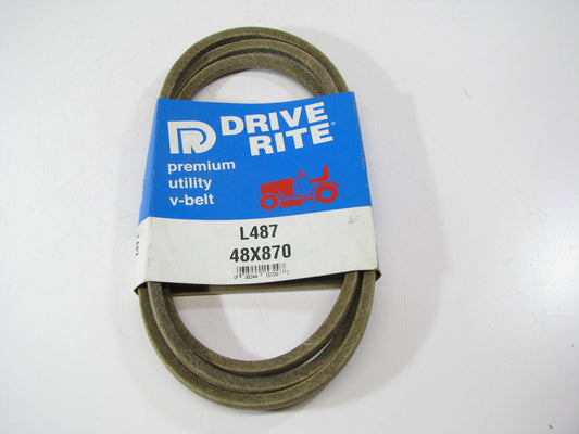 Drive-rite L487 Lawn & Garden Power Equipment Accessory Drive Belt - 1/2'' X 87''
