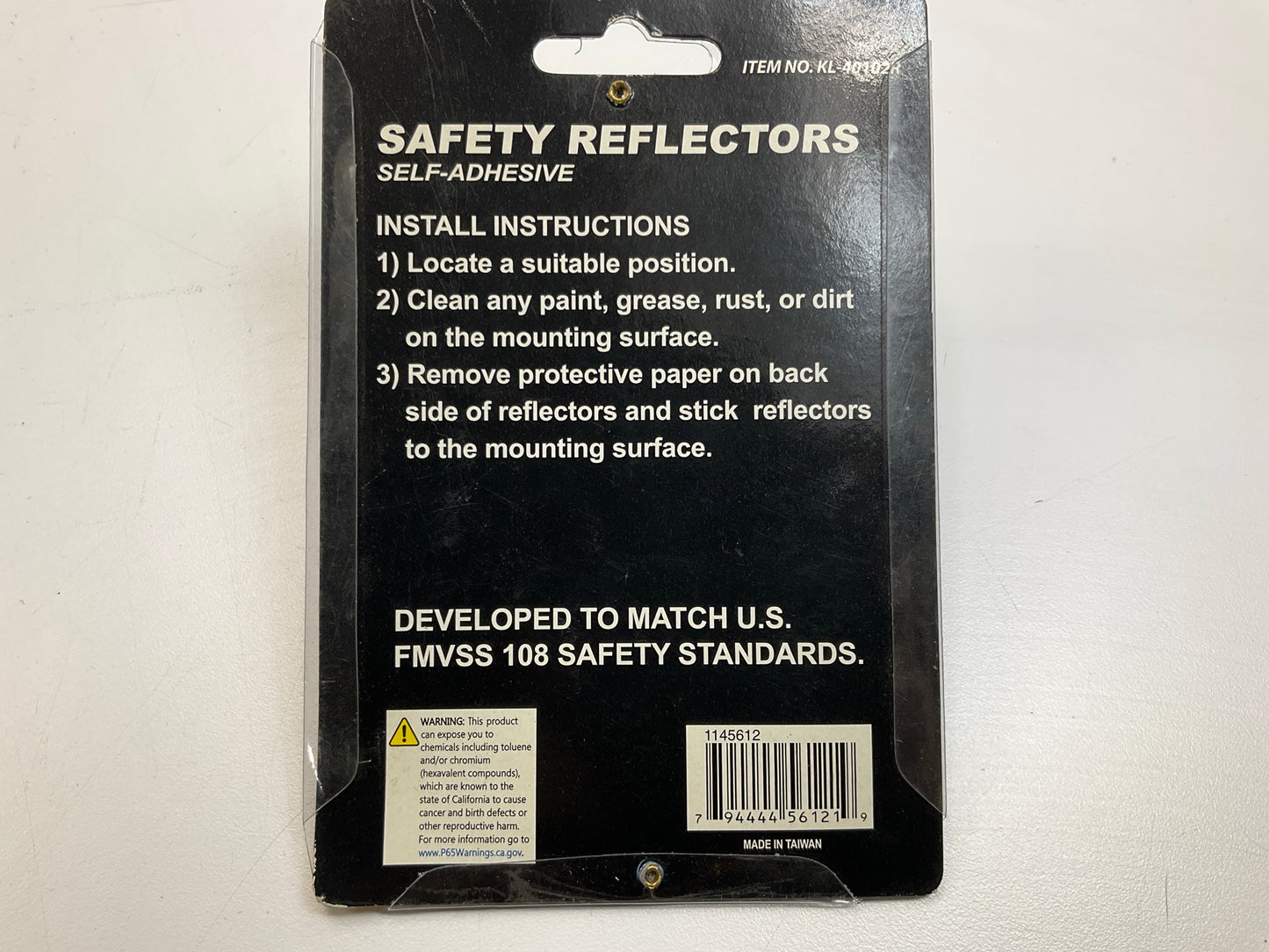 Drive KL-40102R Self Adhesive Trailer RED Oval Reflectors, 12 Pack, 1-3/8''x5/8''
