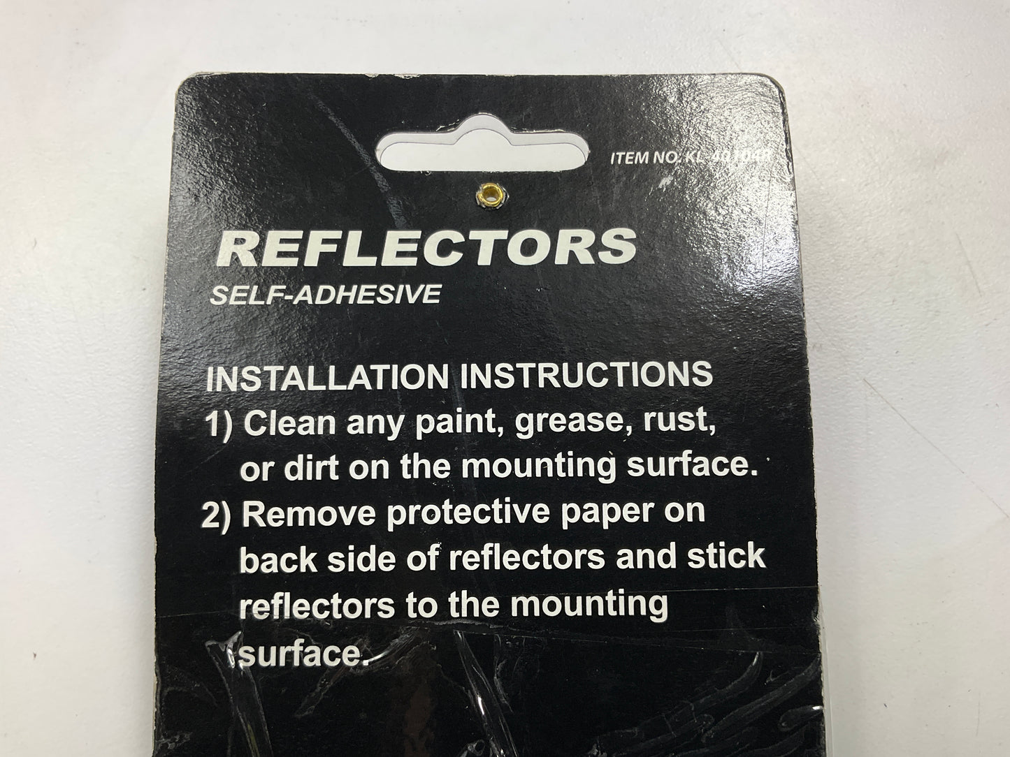 (2) Rectangle Quick-Mount Red Reflectors, 5-3/16'' Long X 1-3/8'' Wide X 5/8'' Tall