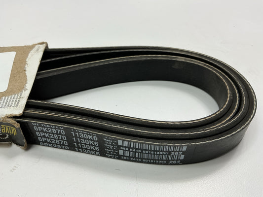 Drive Works 1130K6 Serpentine Belt - 6 Ribs