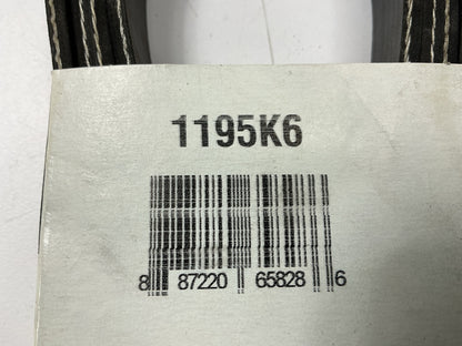 Drive Works 1195K6 Main Drive Serpentine Belt -  0.84'' X 120.10'' - 6 Ribs