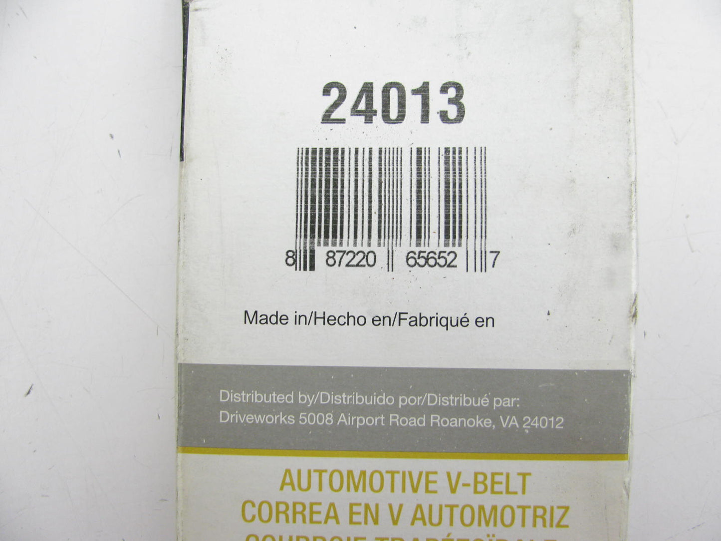 Drive Works 24013 Accessory Drive Belt