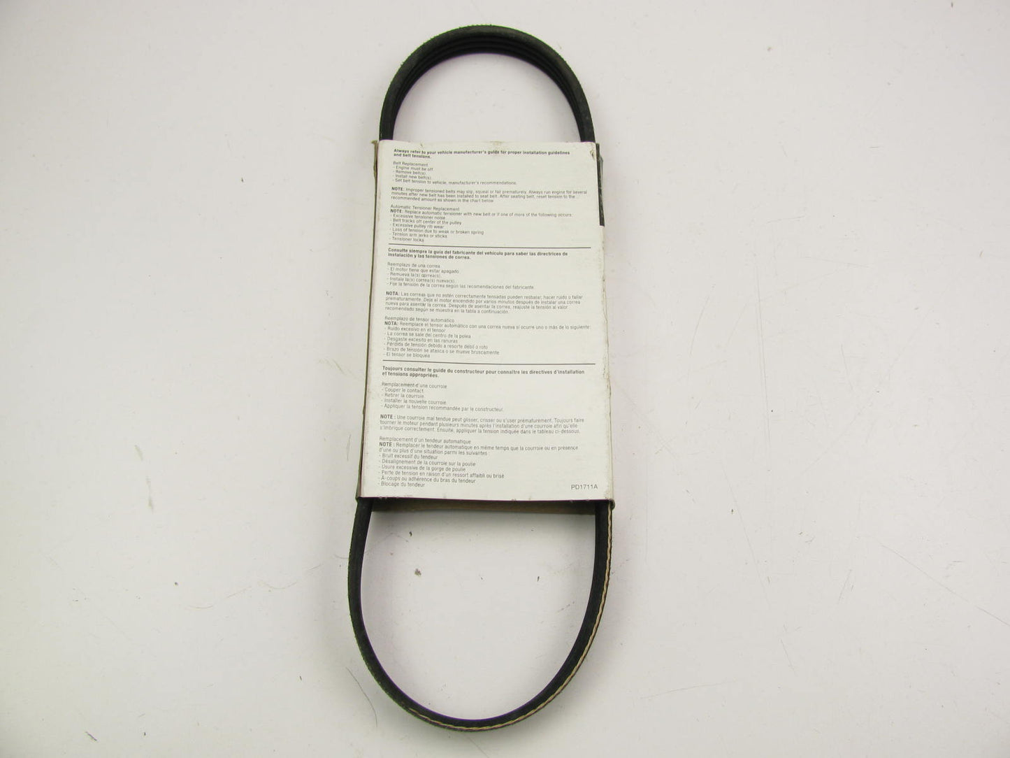 Drive Works 248K4 Serpentine Belt - 0.56'' X 25.00'' - 4 Ribs