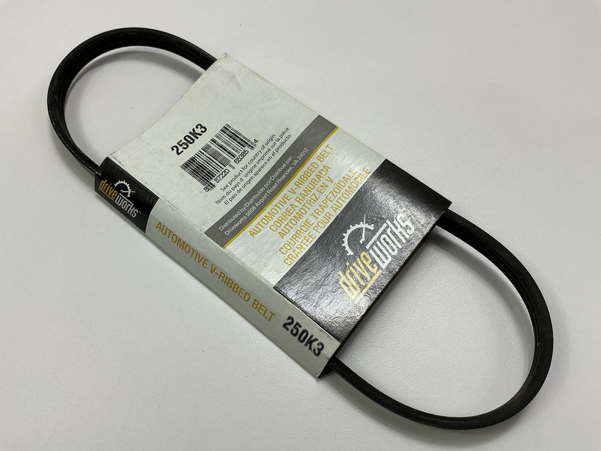 Drive Works 250K3 Serpentine Belt