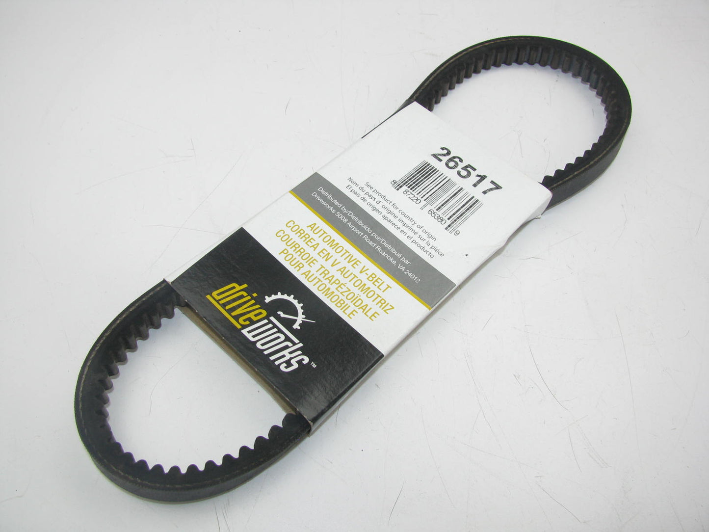 Drive Works 26517 Accessory Drive Belt - 0.53'' X 26.50'' - 36 Degree