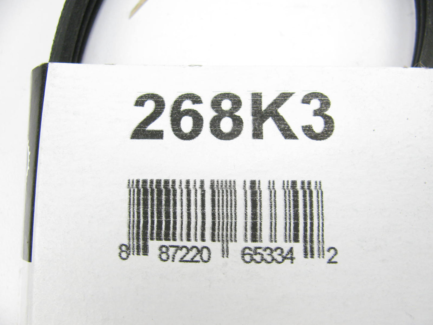 Drive Works 268K3 Serpentine Belt - 0.42'' X 26.70'' - 3 Ribs
