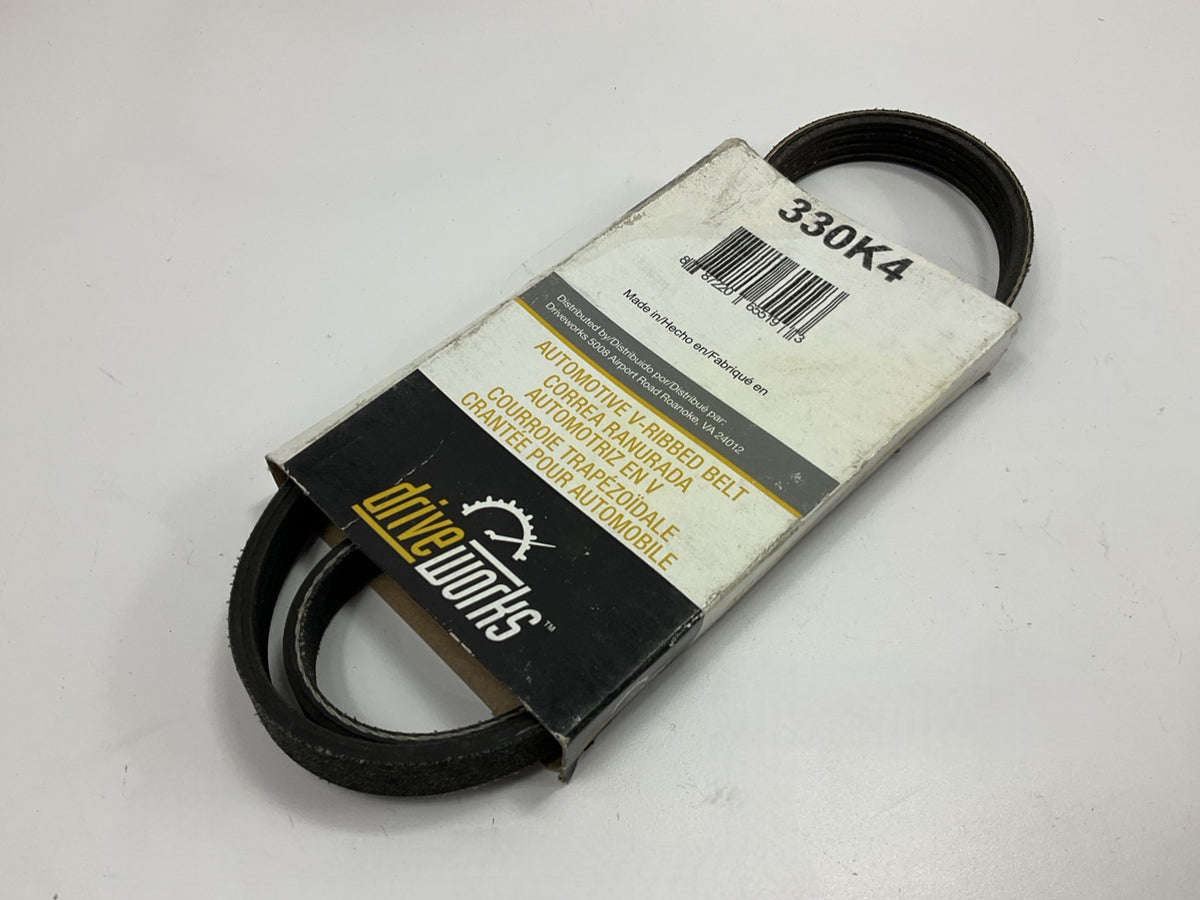 Drive Works 330K4 Serpentine Belt
