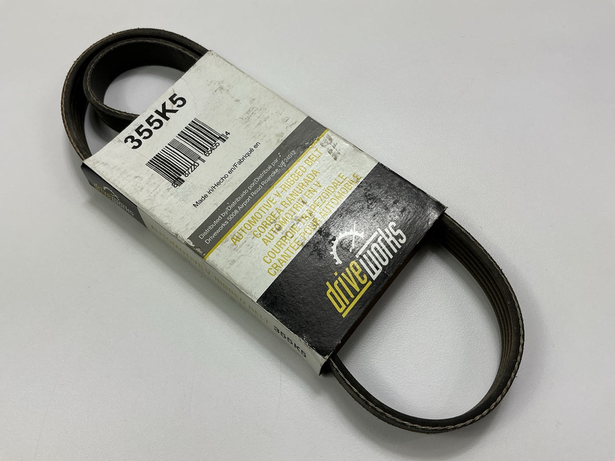 Drive Works 355K5 Serpentine Belt