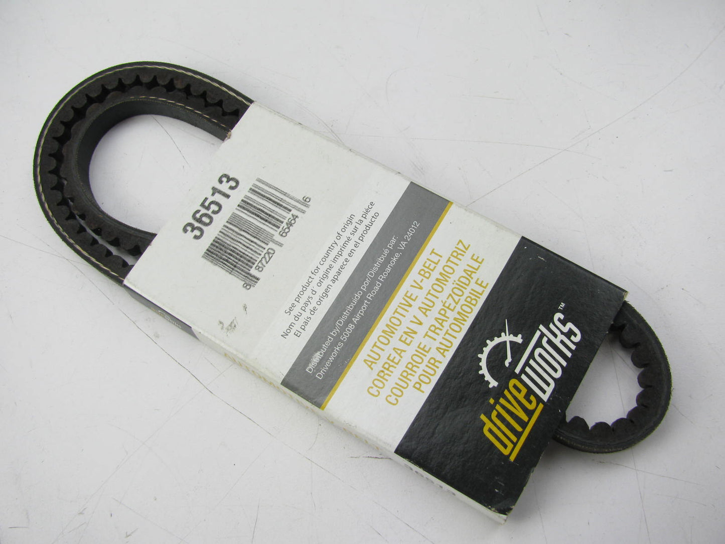 Drive Works 36513 Accessory Drive Belt - 0.44'' X 36.50'' - 36 Degree