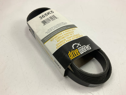 Drive Works 365K5 Serpentine Belt - 5 Ribs