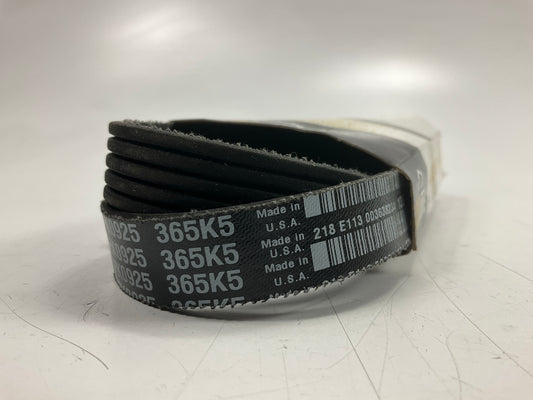 Drive Works 365K5 Serpentine Belt - 5 Ribs