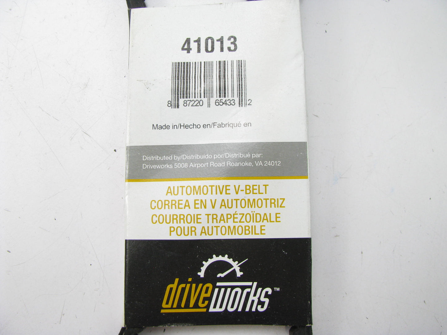 Drive Works 41013 Accessory Drive Belt - 0.44'' X 41.00'' - 36 Degree