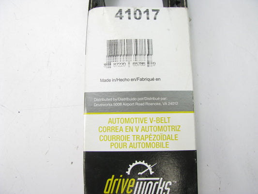 Drive Works 41017 Accessory Drive Belt - 0.53'' X 41.00'' - 36 Degree