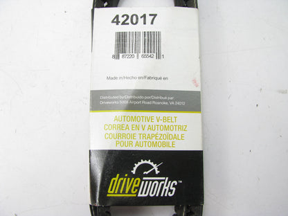 Drive Works 42017 Accessory Drive Belt - 0.53'' X 42.0'' - 36 Degree