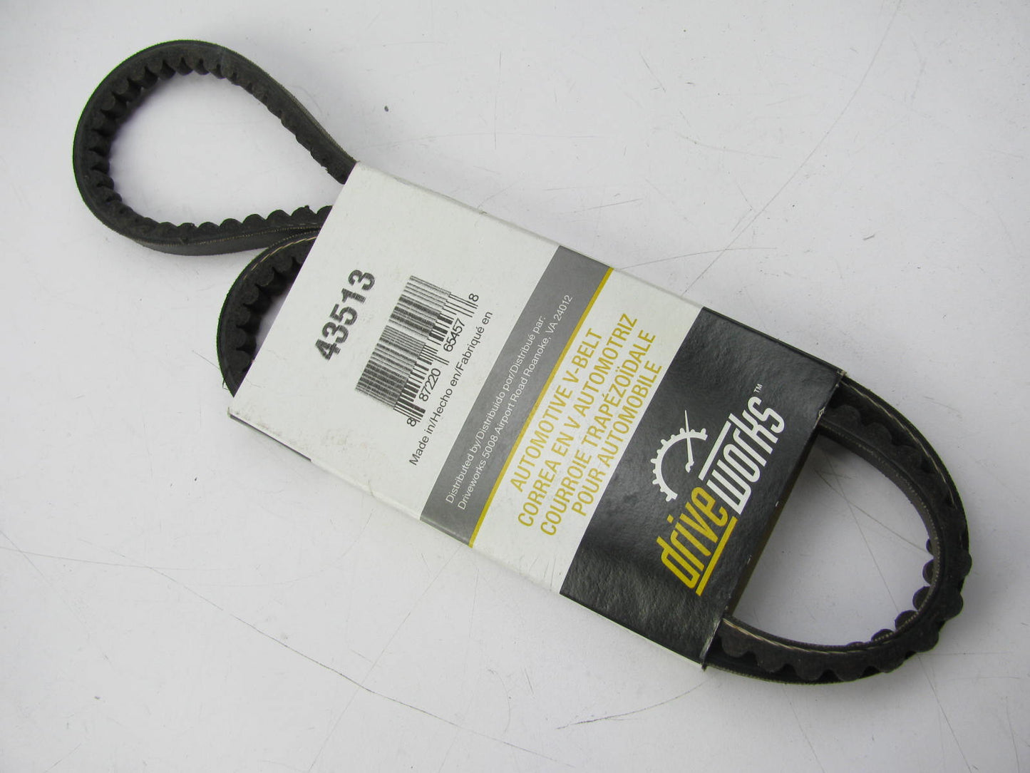 Drive Works 43513 Accessory Drive Belt - 0.44'' X 43.50'' - 36 Degree