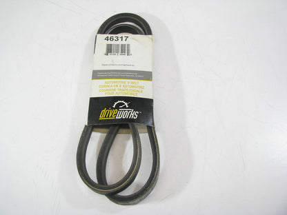 Drive Works 46317 Accessory Drive Belt - 0.53'' X 46.25'' - 36 Degree