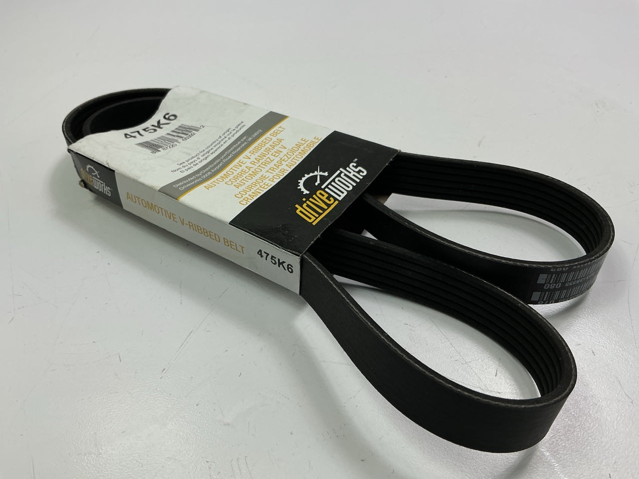 Drive Works 475K6 Serpentine Belt