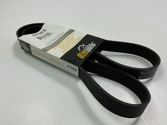 Drive Works 475K6 Serpentine Belt