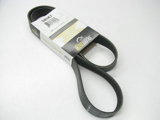 Drive Works 505K7 Serpentine Belt - 0.98'' X 51.00'' - 7 Ribs