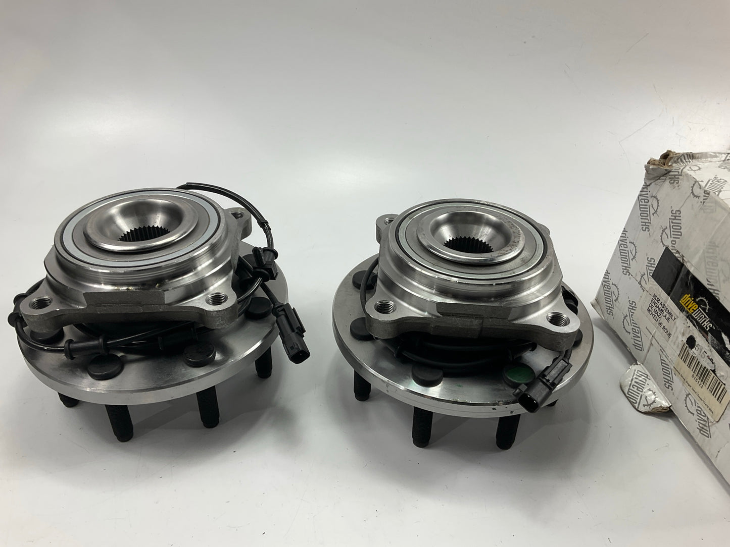 (2) Drive Works 515122 8-Lug Front Wheel Hub Bearing For 09-11 Ram 2500 3500 4WD