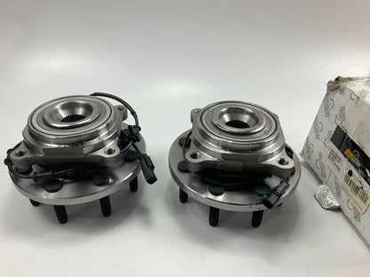(2) Drive Works 515122 8-Lug Front Wheel Hub Bearing For 09-11 Ram 2500 3500 4WD